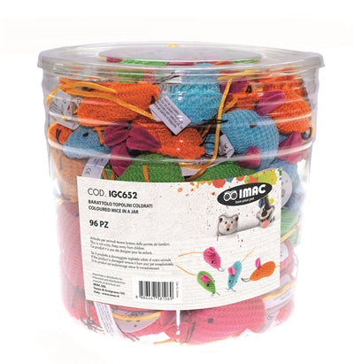 Imac Gekleurde Muis in Pot 5.5 CM 96 ST