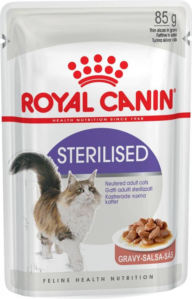 Royal Canin Feline Sterilised in Gravy 12X85 GR